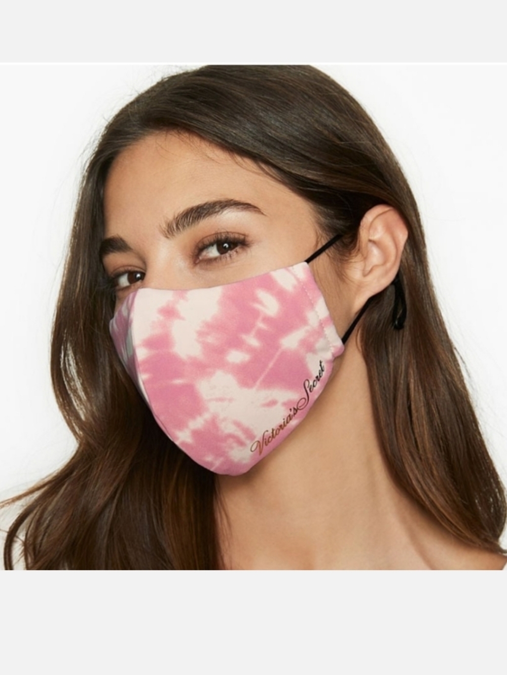 Victoria's secret cloth reusable face mask PINK tie dye WASHABLE